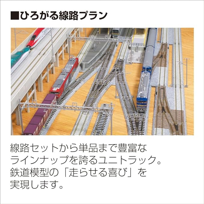 Kato USA Model Train Products UNITRACK Compact Tracks (4-Piece), 150mm/(6") Radius/45-Degree