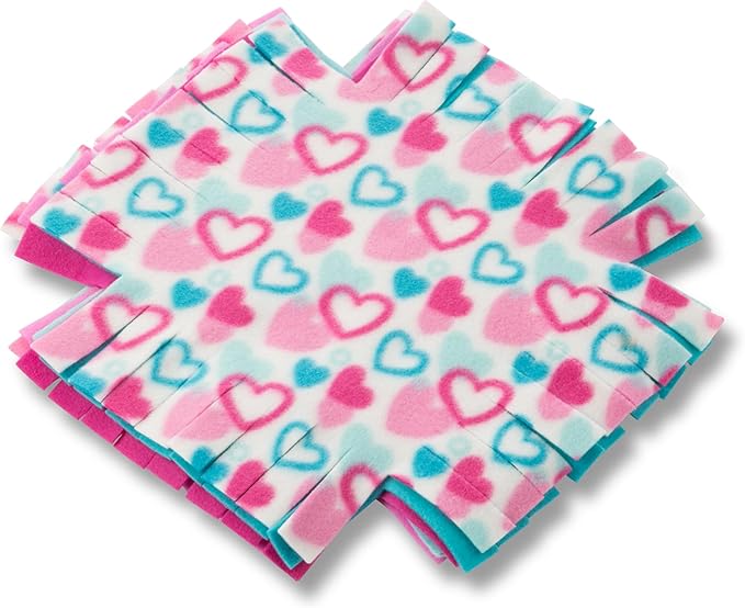 Melissa & Doug Fleece Quilt No-Sew Craft Kit, Multi