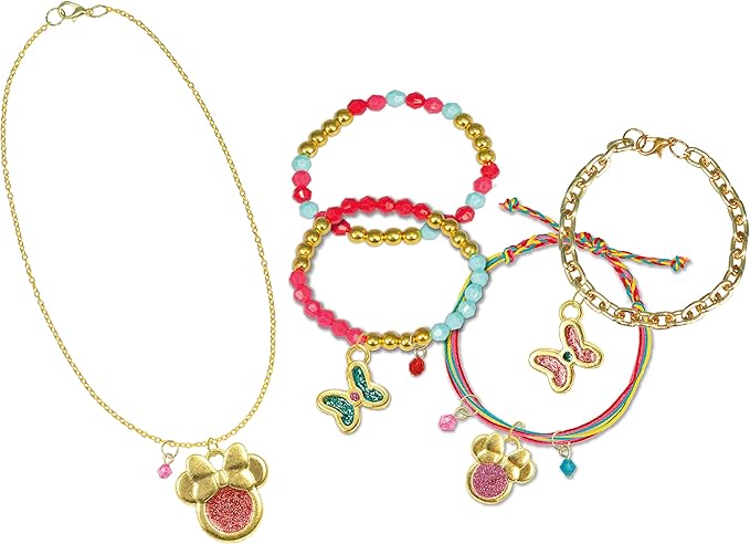 Cra-Z-Art Disney Minnie Mouse Gemex Sparkling Crystal Jewelry Kit Amazon Exclusive