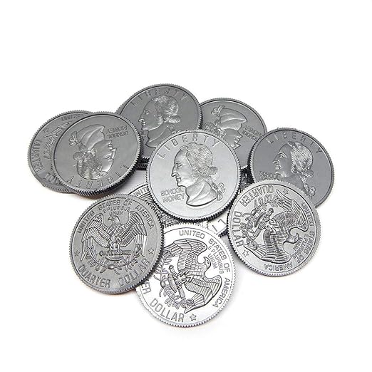 hand2mind Fake Money Coin Classroom Set, Detailed Fake Coins, Prop Money, Toy Money, Play Money for Kids, Realistic Money, Pretend Money for Kids Learning, Play Money Set, Plastic Coins (Set of 768)