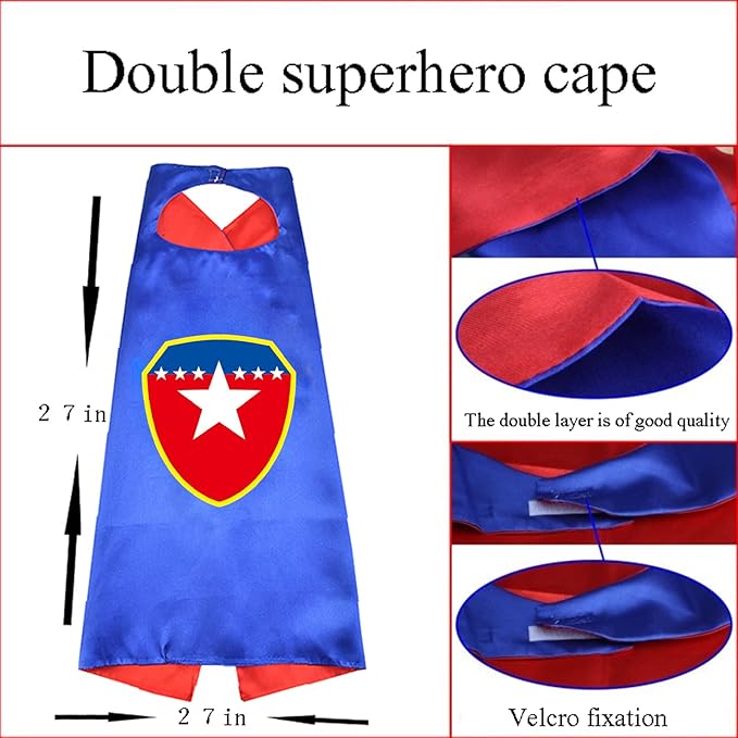 Sea cat Superhero kiddie Capes for boys and girls cosplay costumes for birthday parties
