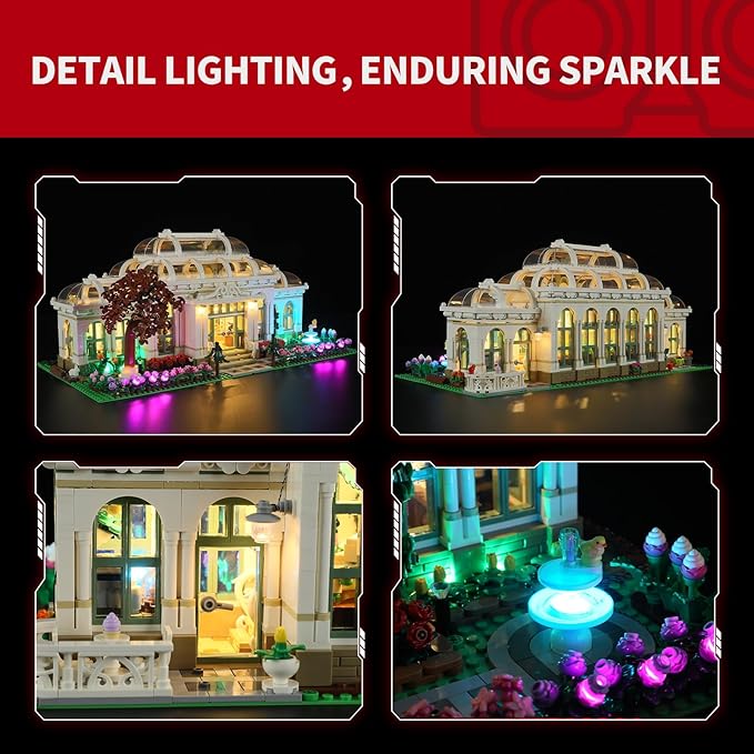 BRIKSMAX 2.0 Light Kit for Lego Botanical Garden -Innovative Lighting Kit Compatible with Lego Ideas 21353 - Not Included Lego Set