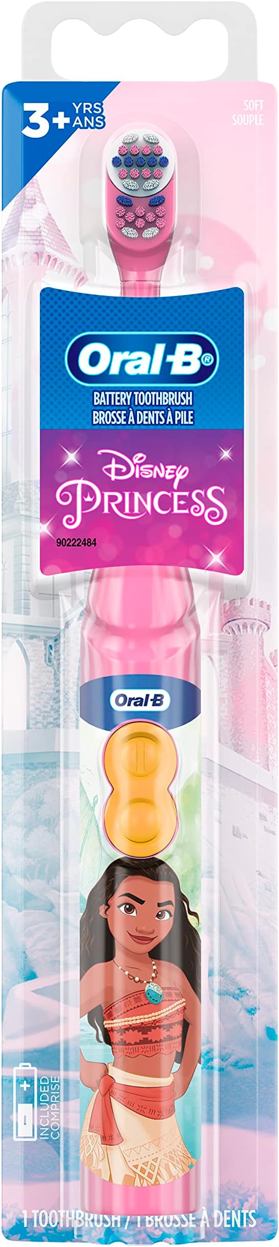 Oral-B Pro-Health Stages Disney Princess Battery Power Kids Electric Toothbrush (Packaging May Vary)