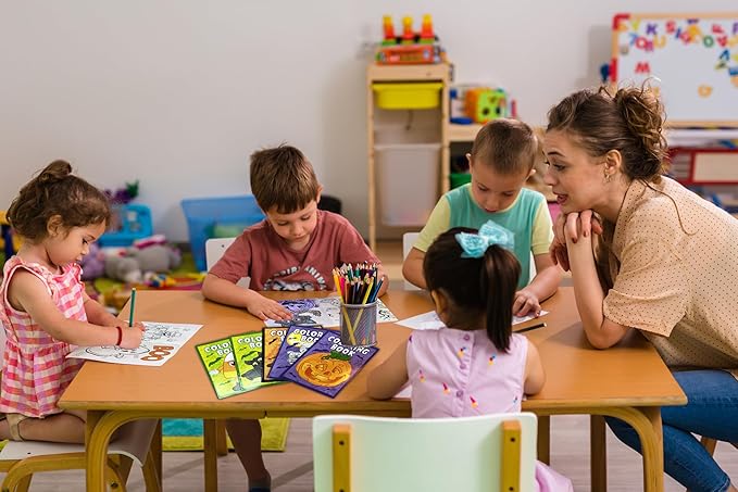 GIFTEXPRESS Pack of 72 Halloween Coloring Books for Kids