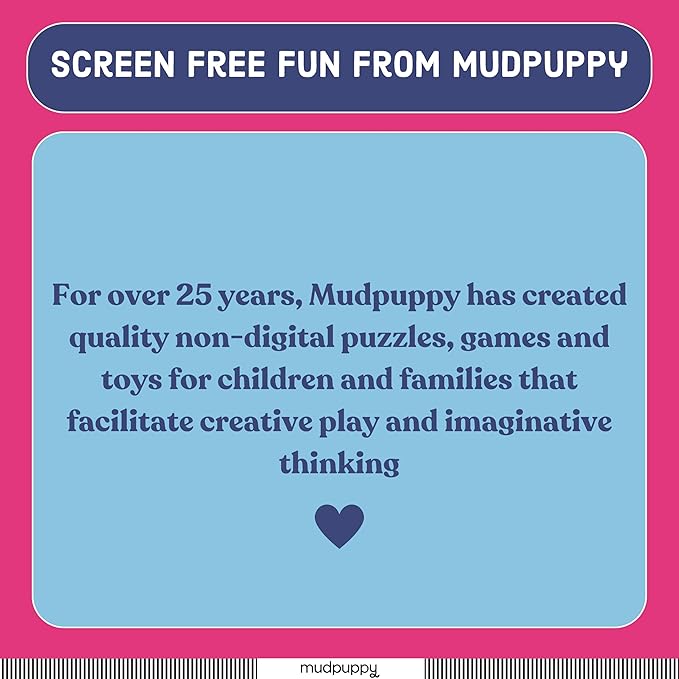 Mudpuppy Magical Unicorn - Tri Fold Magnetic Puzzles Featuring Two 20 Piece Unicorn Magic Themed Artwork