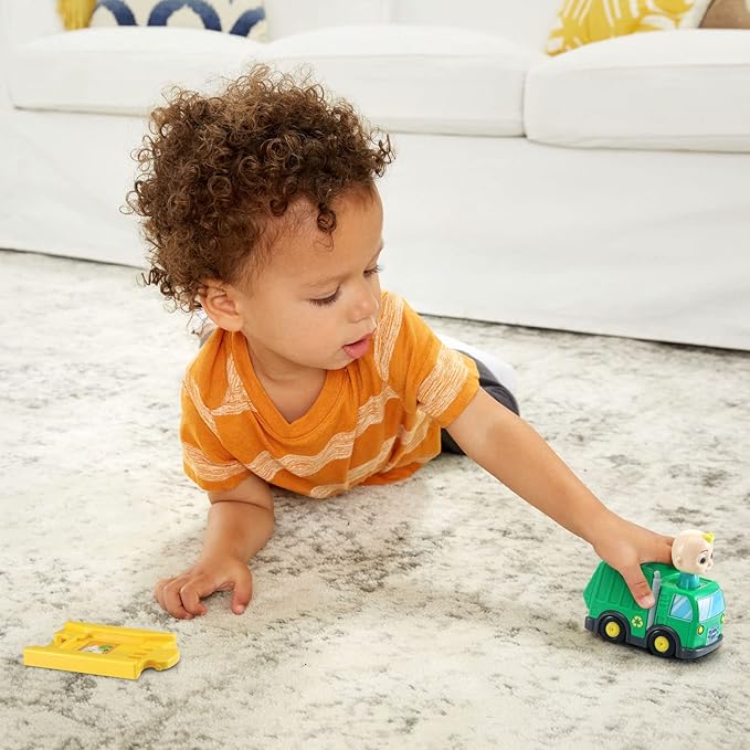 VTech CoCoMelon Go! Go! Smart Wheels JJ’s Recycling Truck and Track
