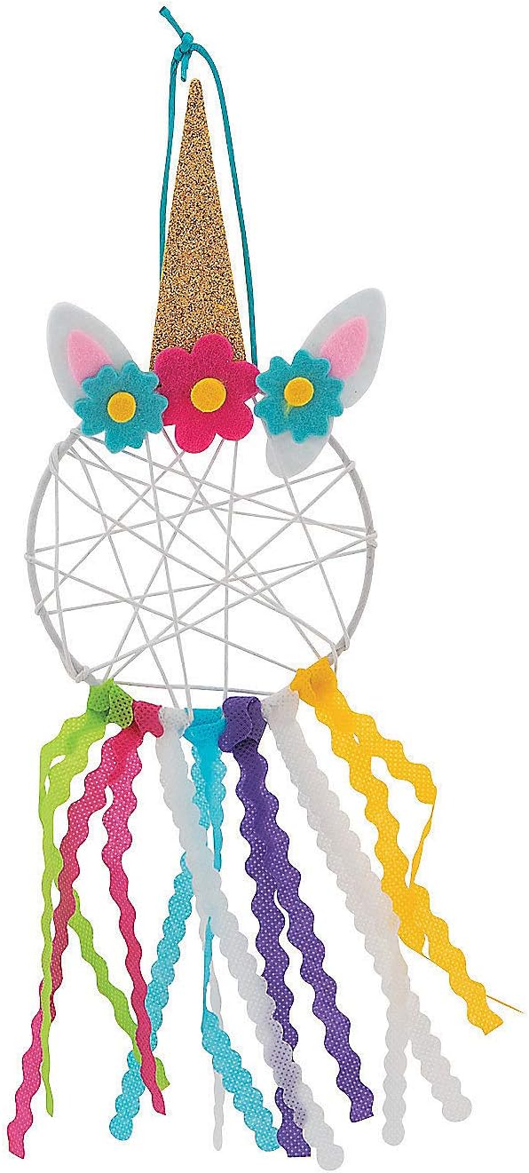 Unicorn Dream Catcher Craft Kit -6 - Crafts for Kids and Fun Home Activities