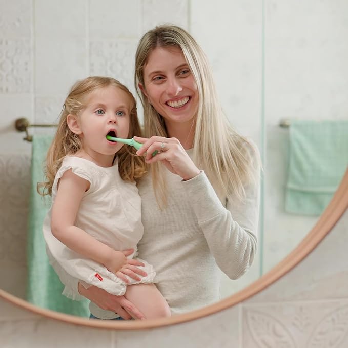 Dr. Talbot's Toddler Training Toothbrush - Soft Toddler Toothbrush for Kids - 6+ Months - Alligator