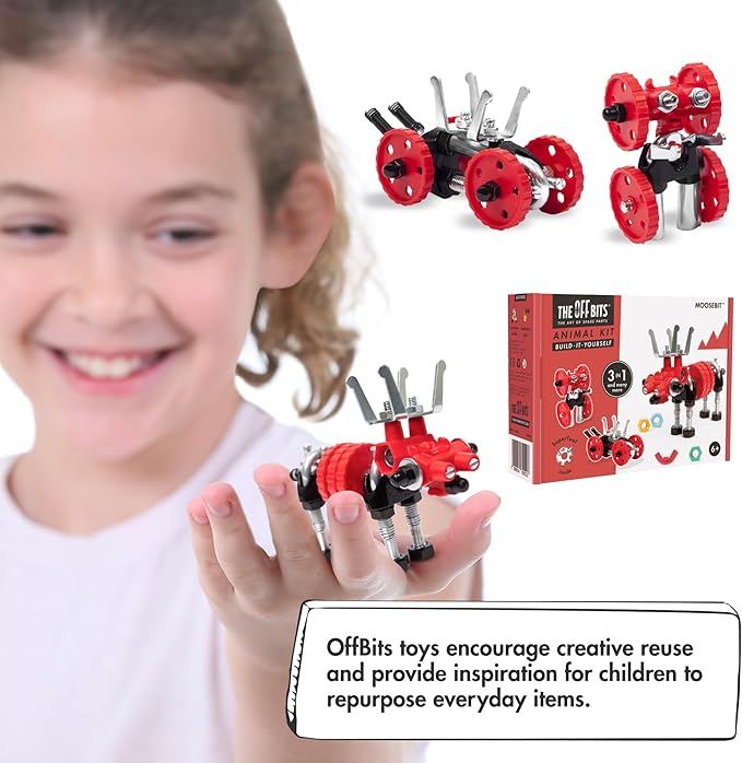 Stem Building Toys, Educational Build Your Own Robot Toy for Kids Age 6 7 8 9+ Year Old Boys and Girls, Animal Stem Toys Engineering Kit, Construction Toys Steam Gift - Moose