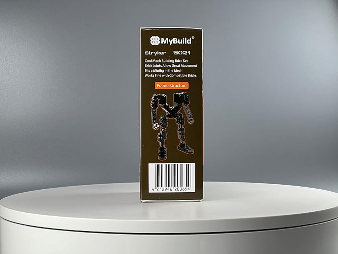 MyBuild Mecha Frame Armed Forces Stryker 5021 - Brown Armor Robot Blocks Toy Building Bricks Collection for Children to Adult Mech Fans