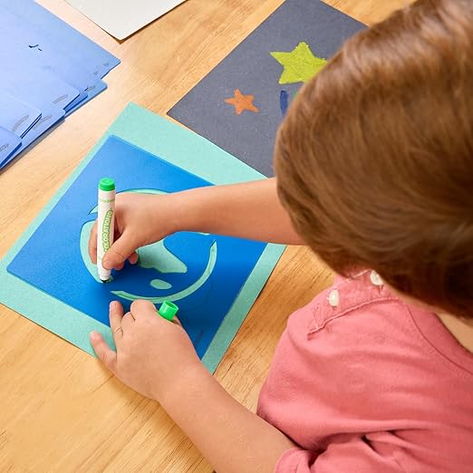 Colorations Space Stencil Set - Set of 12