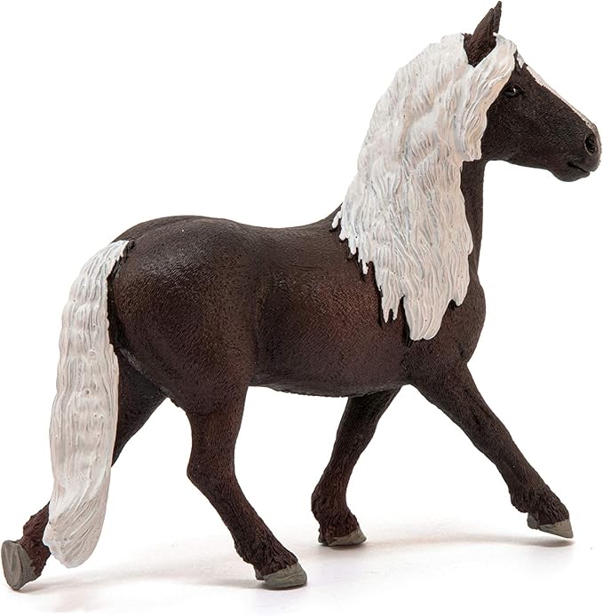 Schleich Farm World, Realistic Horse Toys for Girls and Boys, Black Forest Stallion Toy Figurine, Ages 3+