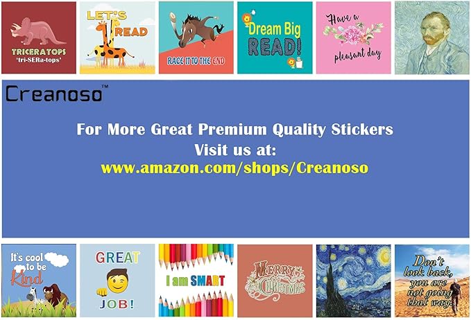 Creanoso Alice in Wonderland Stickers (20-Sheet) - Cool Stocking Stuffers Gifts for Children Boys Girls Kids Teens - Fun School Enticements - Mad Hatter Party Favors DIY Decal