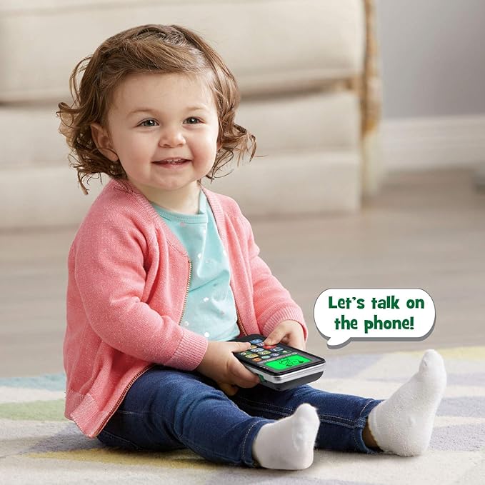 LeapFrog Chat and Count Emoji Phone, Black