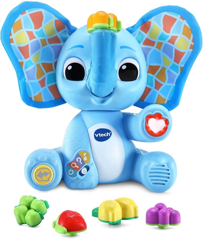 VTech Smellephant with Magical Trunk and Peek-a-Boo Flapping Ears, Blue