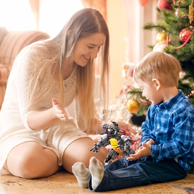 STEM Star Monster Wars Toys, 12 in 1 Build for Kids Who Love Jurassic Dinosaur Building Blocks Kit or Spaceship,Christmas and Birthday Gifts for 6-12 Year Old Kids(576Pieces)…