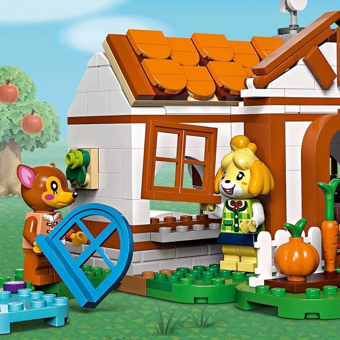 LEGO Animal Crossing Isabelle’s House Visit, Buildable Creative Toy for Kids, Includes Fauna and more Animal Crossing Toy Figures, Video Game Toy, Birthday Gift for Girls and Boys Ages 6 and Up, 77049