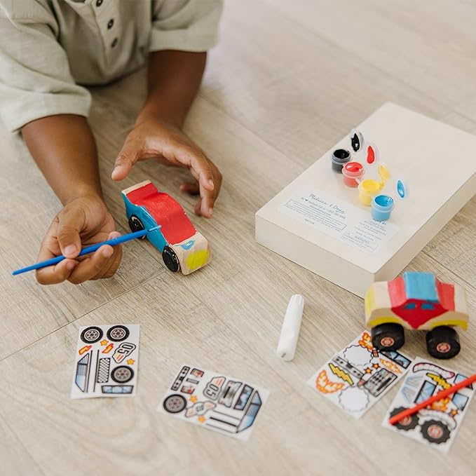 Melissa & Doug Created by Me! Race Car Wooden Craft Kit