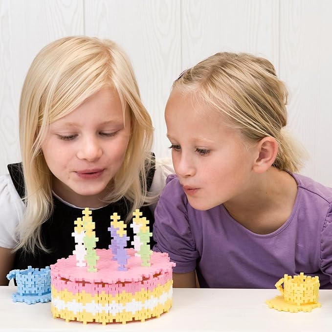 Plus Plus 500 Piece Interlocking Building Block 3D Puzzle Kit, Kids Stem Connecting Toys - Pastel Color Mix