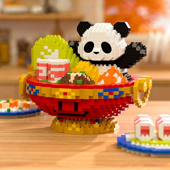 QMEAKMONY Mini Building Blocks Panda Sets Cute Micro Mini Panda Building Bricks for Adults Micro Nano Bricks Perfect Party Favors for Teenagers(2236 PCS)