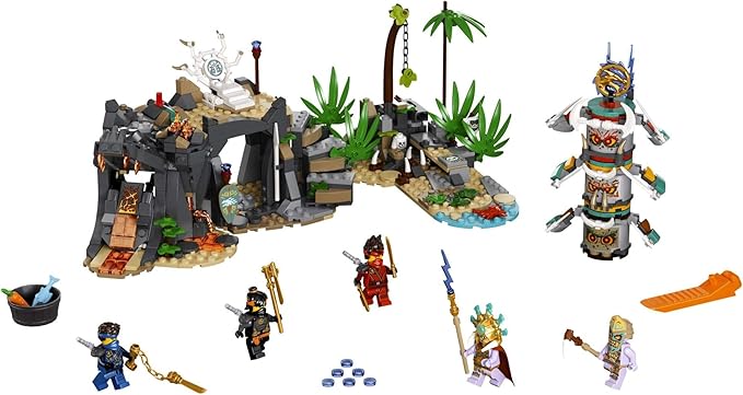 LEGO NINJAGO The Keepers' Village 71747 Building Kit; Ninja Playset Featuring NINJAGO Cole, Jay and Kai; Cool Toys for Kids Aged 8 and Up Who Love Ninjas and Creative Play, New 2021 (632 Pieces)