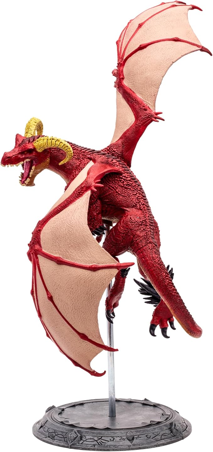 McFarlane Toys - World of Warcraft Red Highland Drake and Black Proto-Drake 2pk 1:12 Scale Posed Figures