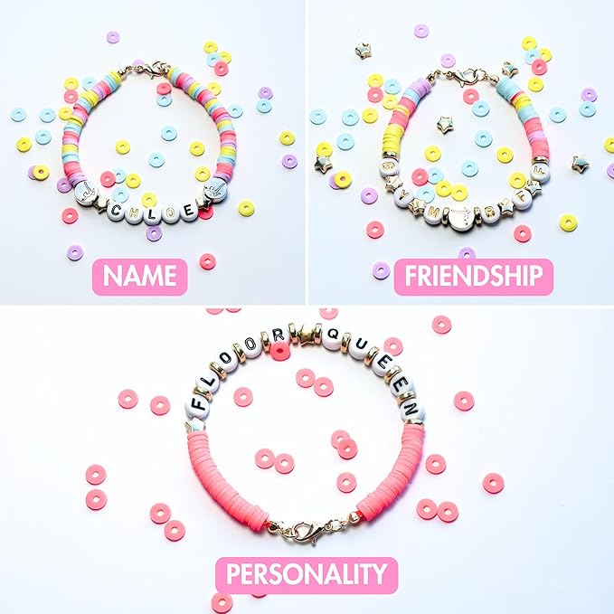 Gymnastics Bracelet Kit for Girls - DIY Friendship Bracelets for Gymnasts - Fun Gymnastics Gift for Girls