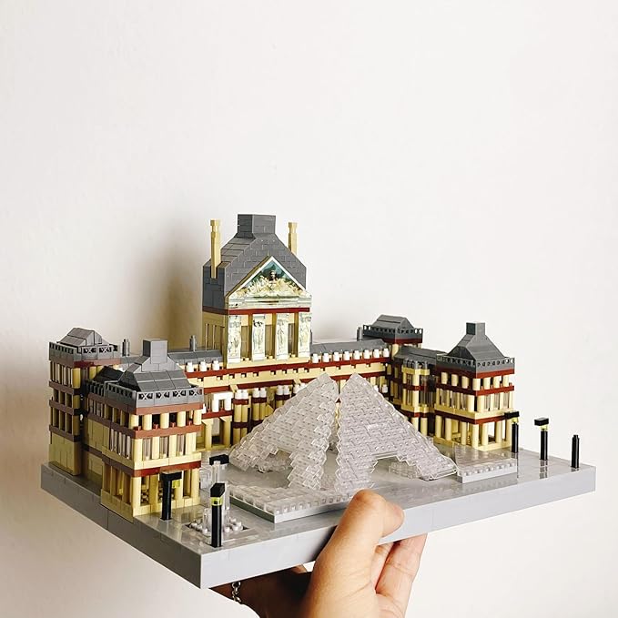 Louvre Micro Mini Building Blocks Architecture Toys Sets Assembly Adult Construction Unleash Your Love for The Louvre