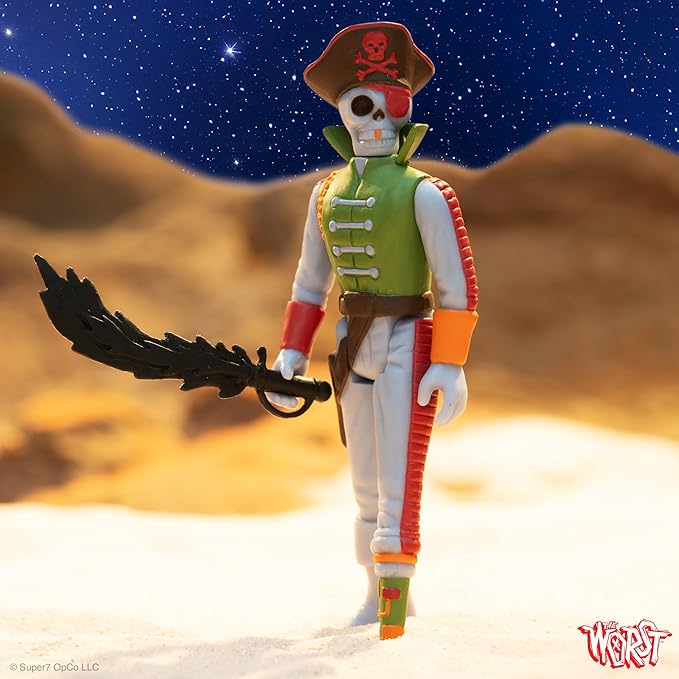 Super7 The Worst Captain Deadstar (Scum Squad) - 3.75" The Worst Action Figure with Accessory Collectibles and Retro Toys