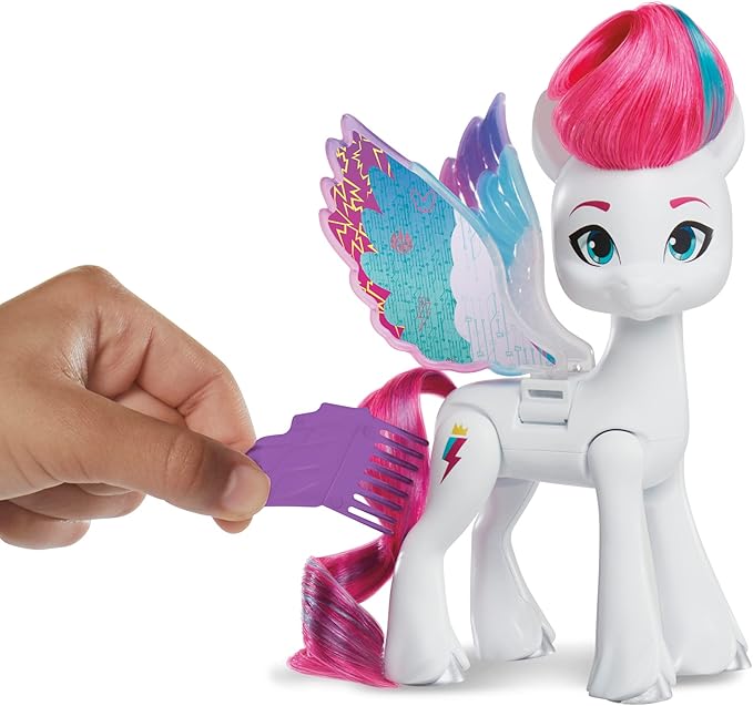 My Little Pony Dolls Zipp Storm Wing Surprise, 5.5-Inch Toy with Wings and Accessories, Toys for 5 Year Old Girls and Boys