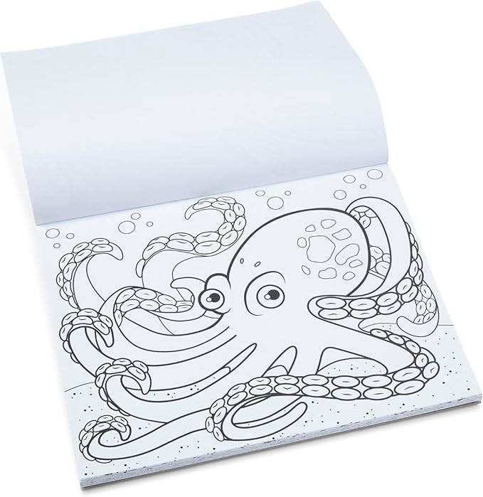 Melissa & Doug Jumbo Coloring Pad (11 x 14 inches) - Animals, 50 Pictures - Animal Coloring Book, Art Paper For Kids Painting And Drawing