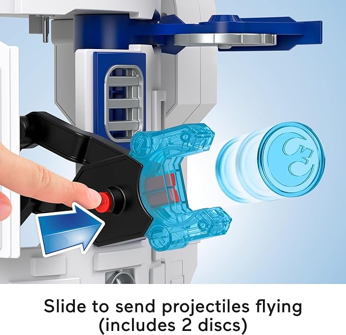 Fisher-Price Imaginext Star Wars Toy R2-D2 (17.5 in Tall) with Lights Sounds & C-3P0 Metal Character Key for Kids Ages 3+ Years