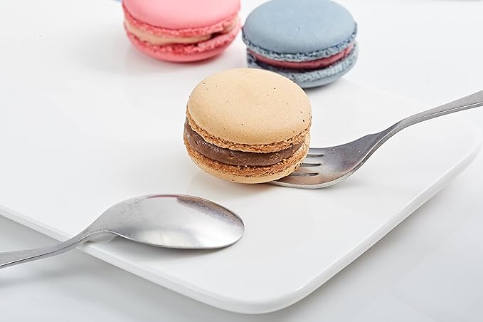 Exzact Kids Flatware 6pcs Toddler Utensils Children Silverware 18/10 Stainless Steel - Dishwasher Safe, 2 Years + (Safari)