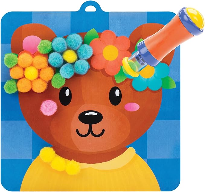 Educational Insights Pom Pom Kit - Arts and Crafts for Kids, Toddler Art Supplies, Toddler DIY Sensory Activity, Easter Basket Stuffers, Gift for Girls and Boys Ages 5+