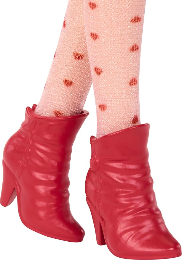 Mattel Disney Descendants: The Rise of Red Fashion Doll & Accessory, Bridget, Young Queen of Hearts with Movie-Inspired Clothes & Cupcake