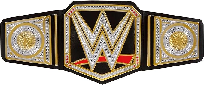 Mattel WWE Championship Title Belt, Kid-Sized Wearable Role-Play & Costume Accessory with Adjustable Strap