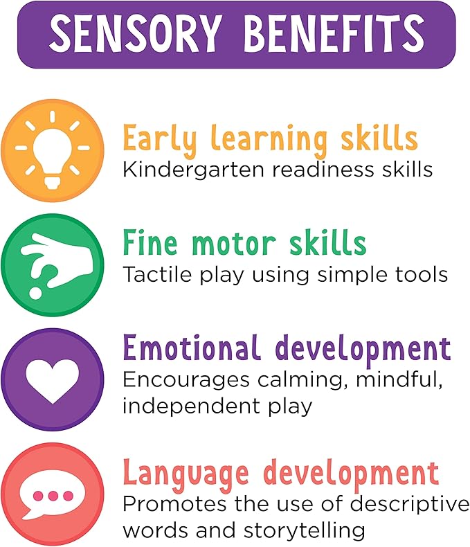 Creativity for Kids Pom Pom Pictures: Dinosaurs - Toddler Learning Toys, Sensory Play for Ages 3+