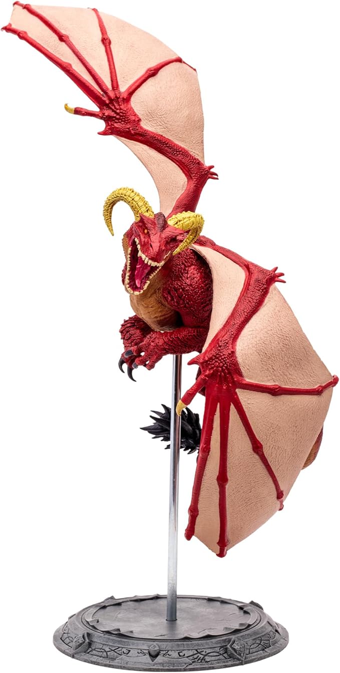 McFarlane Toys - World of Warcraft Red Highland Drake and Black Proto-Drake 2pk 1:12 Scale Posed Figures