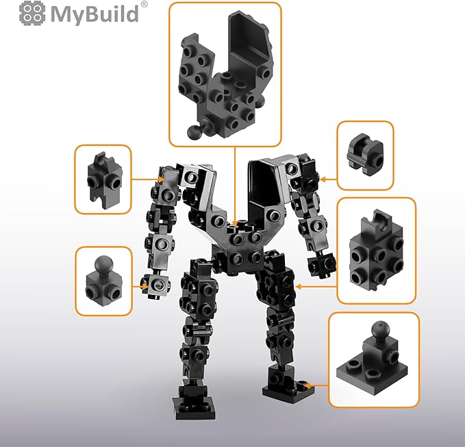MyBuild Mecha Frame Pack MF5 - Build and Customize Your Own Mech with Ease, Recommended for Aged 10+