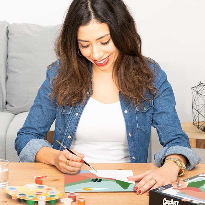 Ravensburger CreArt by The River Paint by Numbers Kit for Adults - 23642 - Painting Arts and Crafts for Ages 12 and Up