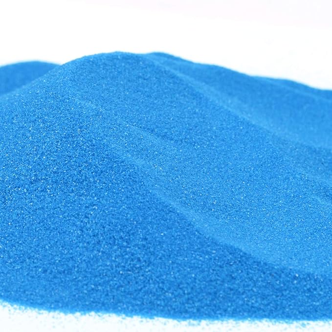 Shiny Stone Colorful Sand,Rainbow Sand,Art Sand,Colored Sand,Craft Sand,Decorative Wedding Vibrant Sand, 250g/0.55lb/8.81oz for Kids Creativity Wedding Succulent Terrarium Vase (Diamond Blue)