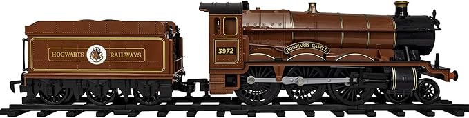 Lionel Battery-Operated Hogwarts Express Toy Train Set with Bluetooth, Locomotive, Train Cars, & Track with Authentic Train Sounds, Lights, & Water Vapor Smoke Effects for Kids 4+