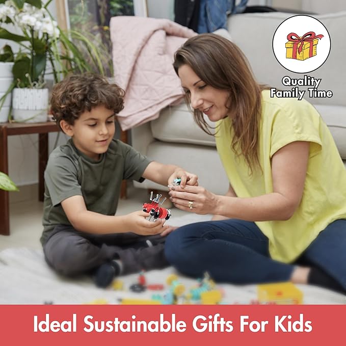 Stem Building Toys, Educational Build Your Own Robot Toy for Kids Age 6 7 8 9+ Year Old Boys and Girls, Animal Stem Toys Engineering Kit, Construction Toys Steam Gift - Moose