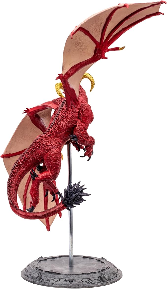McFarlane Toys - World of Warcraft Red Highland Drake and Black Proto-Drake 2pk 1:12 Scale Posed Figures