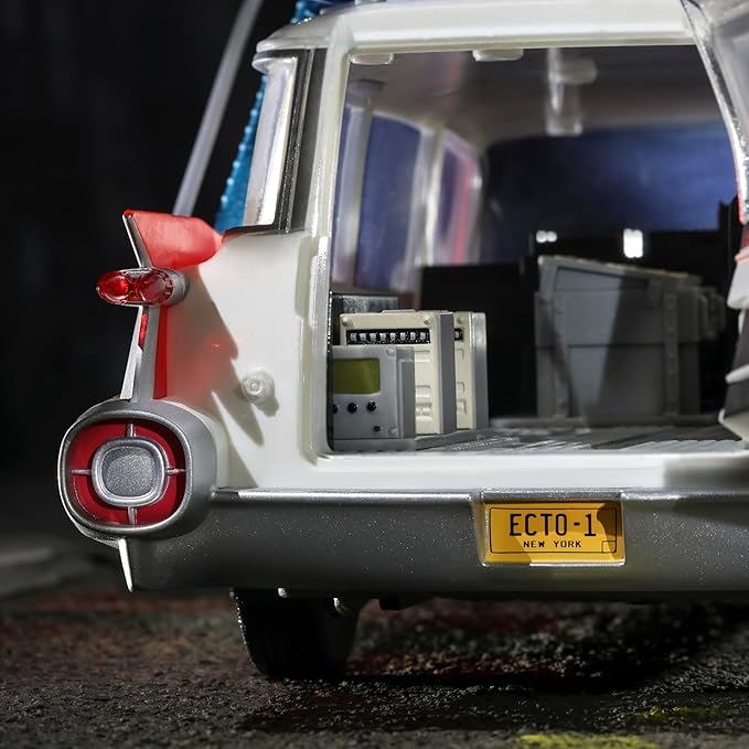 Ghostbusters Plasma Series Ecto-1 (1984), 1:18 Scale Toy Car, Toys for Ages 14+