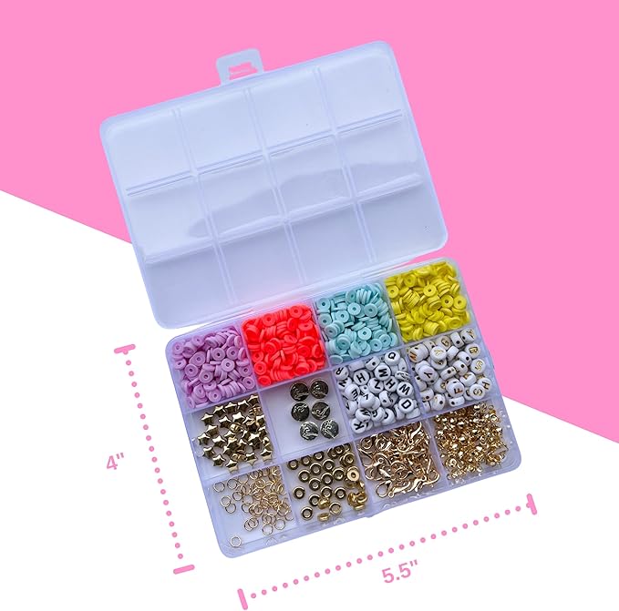 Gymnastics Bracelet Kit for Girls - DIY Friendship Bracelets for Gymnasts - Fun Gymnastics Gift for Girls