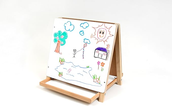Crestline Products Table Top Dry Erase Easel, 18.5" H x 18" W