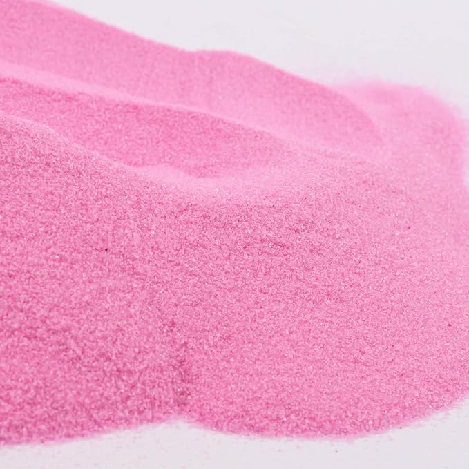 Shiny Stone Colorful Sand,Rainbow Sand,Art Sand,Colored Sand,Craft Sand,Decorative Wedding Vibrant Sand, 40 Colors 250g/0.55lb/8.81oz