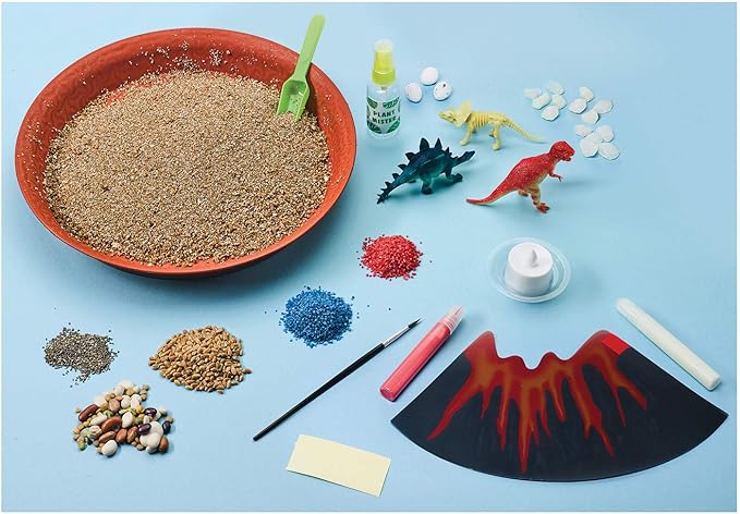 Creativity for Kids Grow N’ Glow Dinosaur Habitat – Create Your Own Dino Garden Kit - Arts and Crafts for Boys and Girls