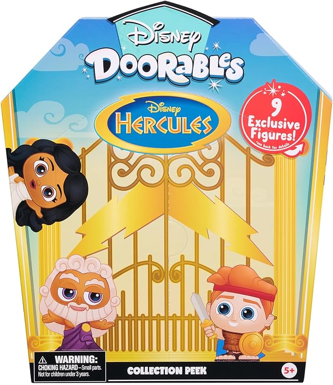 Disney Doorables Hercules Collector Pack, Collectible Blind Bag Figures, Officially Licensed Kids Toys for Ages 5 Up, Amazon Exclusive